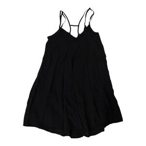 Abercrombie & Fitch Mini Slip Dress Women’s Small Black Cut-out Straps Romantic